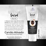 Máscara Facial de Carvão Ativado Peel Off 50g - PhálleBeauty